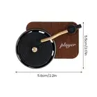 2Pcs Car Air Freshener Record Player Retro Car Air Diffusers Clips Record NubGE