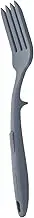 Hoement Pasta Serving Fork Ergonomic Cooking Utensil for Salad Mixing Reusable Washable Kitchen Tool Practical Food Fork for Everyday Use