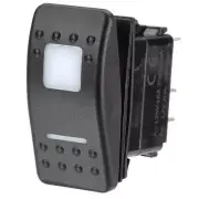 Narva 63164BL 12/24V Off/Momentary (On) LED Illuminated Sealed Rocker Switch ...