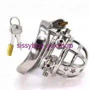 Stainless Steel Chastity Device Cage Peni Ring Peni Lock Ring Men Device