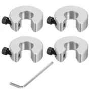 SBR12 Linear Rail Shaft Stop Collars with a Nickel Flat Head Wrench 4pcs