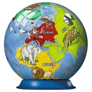 72pc Ravensburger Childrens Globe Jigsaw Kids/Childrens Puzzle Pieces Set 6Y+