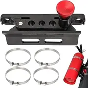 Fire Extinguisher Stand - Fire Extinguisher Hook | Dart Stand Holder | Wall Bracket for Safety Canister | emrgency Cylinder Mount | Fire Equipment Base Rack for Picnic Trailer Family Outdoor Farm