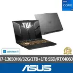 【ASUS 華碩】特仕版 16吋電競筆電(FX607JV/I7-13650HX/16G/1TB SSD/RTX4060/WIN11/+16G記憶體+1TB SSD)