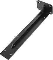 Cabilock Heavy Duty Decorative Shelf Brackets Steel Wall Mounted Floating Shelf Rack for TV Cabinets and Desks 30CM Support for Enhanced Stability
