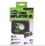 Slime Tire Inflator Jr. Black 12V 100 PSI Analog Tire Inflator/Gauge - NIB -NEW!