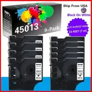 9 PK 45013 Label Tape Compatible for Dymo Label Maker 300 350 350D 360D 400