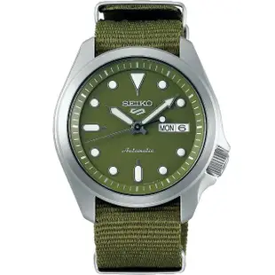 【SEIKO 精工】5 Sports 軍事風格自動機械腕錶 SK038 /綠40mm(4R36-08L0G/SRPE65K1)