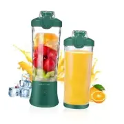 Portable Blender, Personal Blender for Shakes and Smoothies with 20 Oz Green