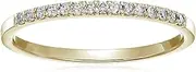 [Vir Jewels] 1/8 ctw Petite Diamond Wedding Band in 10K White Gold