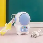 H 39 Cute Spaceman Keychain Fan Turbo Bladeless Fan Household Silent Fan (S AU