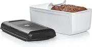 Tupperware BreadSmart Junior - Innovative Bread Bin Keeps Baked Goods Fresher For Longer - Kitchen Storage Box for Bread, Pastries and Croissants - Base Design Improves Ventilation and Airflow