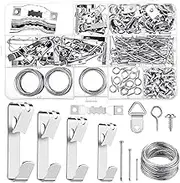 227Pcs Picture Hanging Kit, Picture Hanging Kit, Picture Hangers, Nails for Hanging Pictures, Wall Hangers, Picture Hanging, Picture Hanging Hooks, Frame Hanging Hardware, Picture Hooks