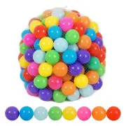 50PCS Plastic Pit Balls Multi Colour For Kids Play Ocean Pool Bath Playpen Toys