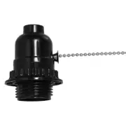 Pull Cord Lamp Holder Ceiling Light Base Chain Fixture Socket