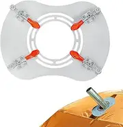 Fireproof Stove Jack, Stainless Steel Stove Jack | Tent Stove Jack Kit Flexible Fireproof Tent Stove Jack | Stainless Steel Clip Stove Jack, Fireproof Tent Chimney Hole for Canvas Tent