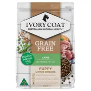 Ivory Coat Grain Free Large Breed Puppy Lamb Dry Dog Food - 13kg