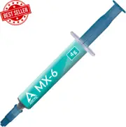 MX-6 Thermal Paste (4G) - High Performance, Long-Lasting, Non-Conductive, CPU &