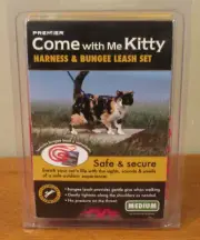 Premier Come With Me Kitty Red Color Harness & Bungee Leash Set Size Medium