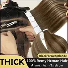 CLEARANCE Thick Tape In Real Remy Human Hair Extensions Full Head Skin Weft SALE
