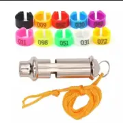 100PCS Bird Rings Number 1-100 Leg Foot Bands For Pigeon Parrot Clip Rings