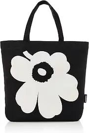 [Marimekko] 047931 Women's Tote Bag, Black/White, Free Size, Parallel Import, multicolor (black/white)