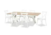 ELWOOD 7 Piece Outdoor Dining Setting with Skylar Chairs