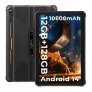R8 Rugged Tablet Android 14, 10.1 inch HD+ Display 10800mAh Tablet, Octa-Core...
