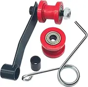 HOLATO Chain Slider Tensioner Adjuster Roller Guide with Spring for Go Kart 4 Wheeler Atv Quad 110cc 125cc 150cc 200cc 250cc That Use 420 428 And 530 Chain Heavy Duty Part (RED)