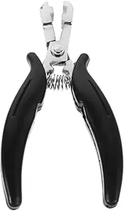 OHPHCALL Hair Extension Removal Pliers Hair Extension Tongs Precision Pliers Earwig Pliers Hair Loop Tool Tape Hair Extensions Hair Braiding Tools Hair Pliers for Extensions Metal