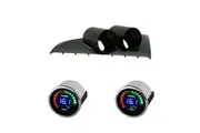 BA BF Falcon XR6 XR8 Gauge Pod Holder w/ Electronic Volts & Oil Pressure Gauge