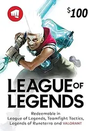 League of Legends AUD$100 Gift Card - (Also redeemable in VALORANT, Teamfight Tactics and Legends of Runeterra) - PC [Online Game Code]