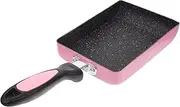 HOLIDYOYO Square Shape Frying Pan Mini Pan Non-Stick Coating Suitable for Outdoor Camping