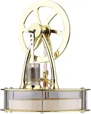 ACAGALA Low Temperature Stirling Engine Assembled Electricity Generator Heat Experiment Physical Generator Model with Flywheel Design Science Experiment DIY Education Toy for Teacher Adults Kids Scho
