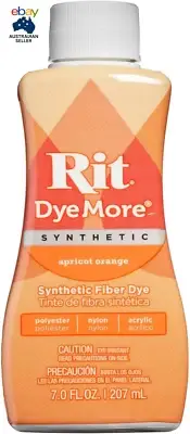 Dye UR810.APOR Fabric Liquid Dye Synthetic Dyemore, Apricot Orange, 7-Ounce