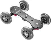 Neewer Scaled Camera Table Dolly Slider with 22 Pounds/10 Kilograms Load Capa...
