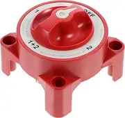 iplusmile 1Pc Battery Cut Off Switch Multi Function Power Disconnect for Car Yacht and Truck Durable Red Design for Safe Power Management