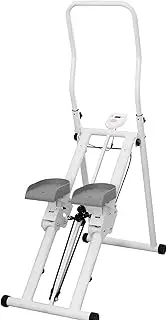 Foldable Vertical Climber Exercise Machine, Thickened Anti-Slip Pedals Climbing Machine, Climbing Stepper with LCD Instrument Display, Suitable for Home, Gym, Office