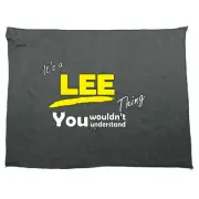 Lee V1 Surname Thing - Novelty Tea Towel cleaning cloth Dish Kitchen Gift Gifts