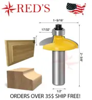 REDS Y61012-8 - Wavy Cabinet Door Front Edging Router Bit - 1/2" Shank