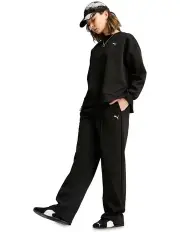 [Puma] Wardrobe Essentials Oversized Crew in Black