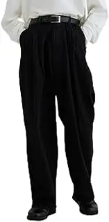 Adam et Rope'(アダムエロペ) Adam Elope GMS03060 Men's Denim 3 Tuck Wide Slacks