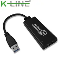 在飛比找momo購物網優惠-【k-Line】USB3.0公 to HDMI母 外接顯示卡