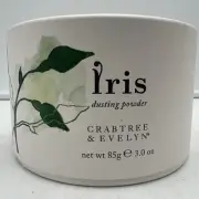 Crabtree & Evelyn IRIS Dusting Powder 3 Oz/85g w/ Puff - BRAND NEW, SEALED!!