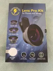 Power To Go Smart Phone Lens Pro Kit fits most Phones and Tablets./NEW/FREE SHIP