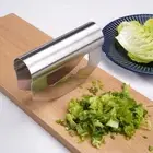 Stainless Steel Double Blade Salad Chopper Kitchen Tool Mincer Vegetable Cutter.