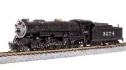 Broadway Limited N USRA 2-8-2 Heavy Mikado Santa Fe ATSF #3284 DCC/SND LED 7831