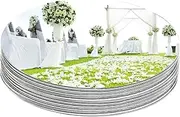 12 Pack Round Mirror Centerpieces for Tables Decorations, 12" Acrylic Circle Glass Mirror Tray Candle Plate Centerpiece Table Decorations for Wedding Decorations Party, Wall Decor (Round, 12×12inch)