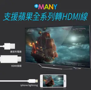 4K影音轉接線 隨插即用 蘋果 4K 60Hz高畫質 手機接電視 iPhone轉HDMI 手機轉電視 (6.9折)