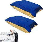 2 Pcs Window Defogger Sponges,Super Absorbent Window Defogging Sponge,Windshield Defogger Sponge,Portable Anti-Fog Windshield Cleaner,Window Defogging Sponge for Car Interior Cleaning (Blue)